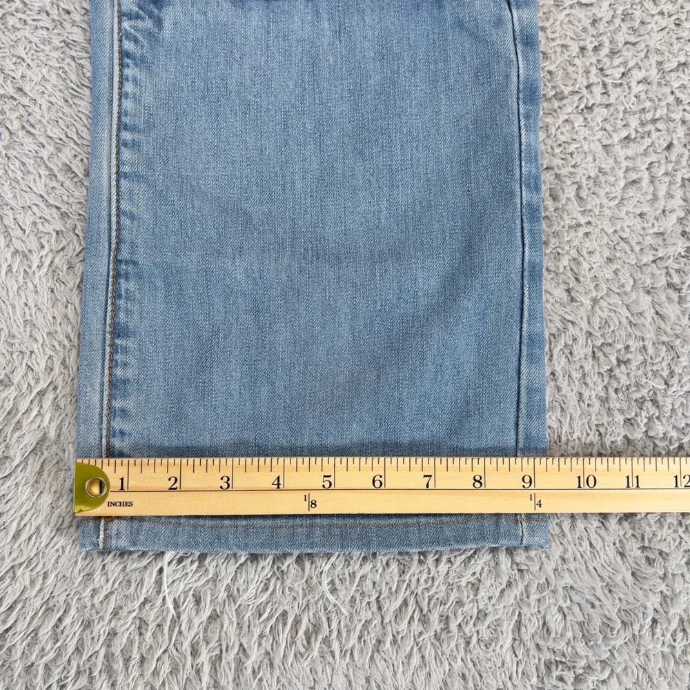 Rocawear Jeans Mens 36 Y2K Baggy Straight Cargo Flap Pocket Light Wash Skater